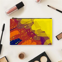 Colorful Abstract Pattern Cosmetic Bag (medium)  by Valentinaart