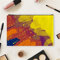 Colorful Abstract Pattern Cosmetic Bag (large) 