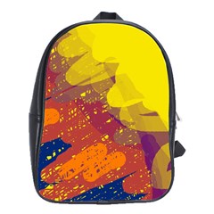 Colorful Abstract Pattern School Bags(large)  by Valentinaart