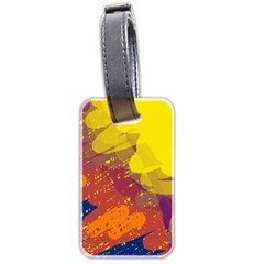 Colorful Abstract Pattern Luggage Tags (two Sides) by Valentinaart