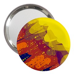 Colorful Abstract Pattern 3  Handbag Mirrors