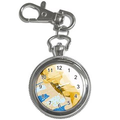 Artistic Pastel Pattern Key Chain Watches