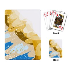 Artistic Pastel Pattern Playing Card