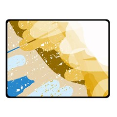 Artistic Pastel Pattern Fleece Blanket (small)