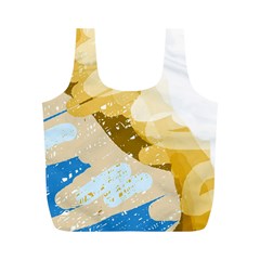 Artistic Pastel Pattern Full Print Recycle Bags (m) 