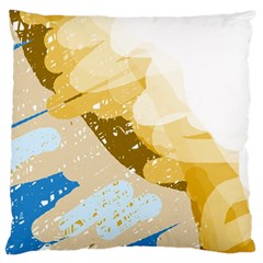 Artistic Pastel Pattern Large Flano Cushion Case (two Sides) by Valentinaart