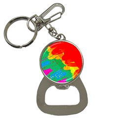 Colorful Abstract Design Bottle Opener Key Chains