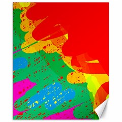 Colorful Abstract Design Canvas 16  X 20  