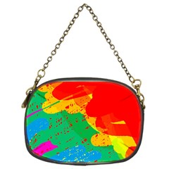 Colorful Abstract Design Chain Purses (two Sides) 