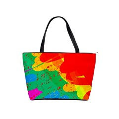 Colorful Abstract Design Shoulder Handbags by Valentinaart