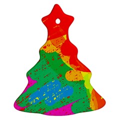 Colorful Abstract Design Ornament (christmas Tree)