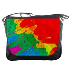 Colorful Abstract Design Messenger Bags