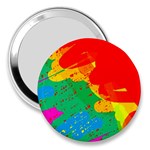 Colorful abstract design 3  Handbag Mirrors Front