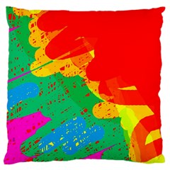 Colorful Abstract Design Standard Flano Cushion Case (two Sides)