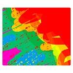 Colorful abstract design Double Sided Flano Blanket (Small)  50 x40  Blanket Front