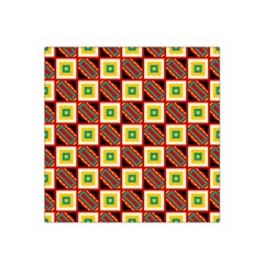 Squares And Rectangles Pattern                                                                                          Satin Bandana Scarf