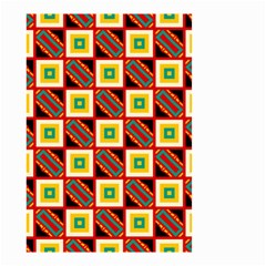 Squares And Rectangles Pattern                                                                                          Small Garden Flag