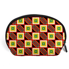 Squares And Rectangles Pattern                                                                                          Accessory Pouch