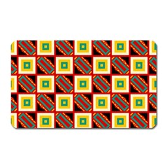 Squares And Rectangles Pattern                                                                                          			magnet (rectangular)