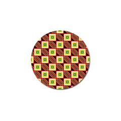 Squares And Rectangles Pattern                                                                                          			golf Ball Marker (4 Pack)