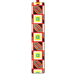 Squares And Rectangles Pattern                                                                                          			large Book Mark by LalyLauraFLM