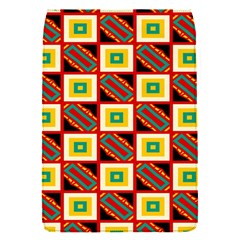 Squares And Rectangles Pattern                                                                                         			removable Flap Cover (s)