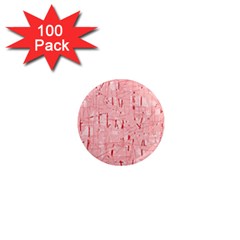 Elegant Pink Pattern 1  Mini Magnets (100 Pack) 