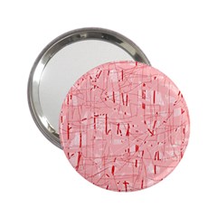 Elegant Pink Pattern 2 25  Handbag Mirrors