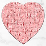 Elegant pink pattern Jigsaw Puzzle (Heart) Front