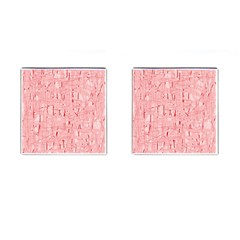 Elegant Pink Pattern Cufflinks (square)