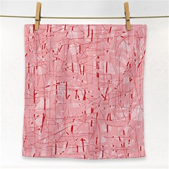 Elegant Pink Pattern Face Towel