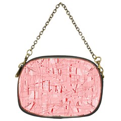 Elegant Pink Pattern Chain Purses (one Side) 