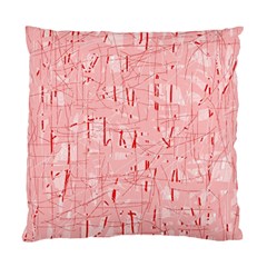 Elegant Pink Pattern Standard Cushion Case (one Side)