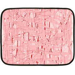 Elegant Pink Pattern Fleece Blanket (mini)