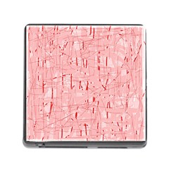 Elegant Pink Pattern Memory Card Reader (square)