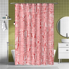 Elegant Pink Pattern Shower Curtain 48  X 72  (small) 