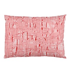 Elegant Pink Pattern Pillow Case (two Sides)