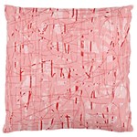 Elegant pink pattern Large Flano Cushion Case (One Side) Front