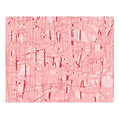 Elegant Pink Pattern Double Sided Flano Blanket (large) 