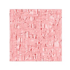 Elegant Pink Pattern Small Satin Scarf (square)