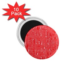 Red Pattern 1 75  Magnets (10 Pack) 