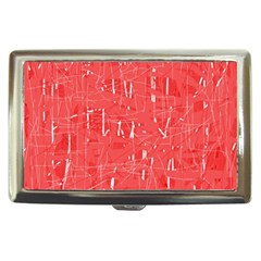 Red Pattern Cigarette Money Cases