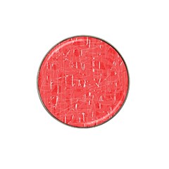 Red Pattern Hat Clip Ball Marker (10 Pack)