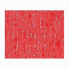 Red Pattern Small Glasses Cloth (2-side)