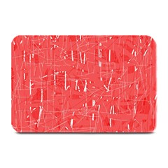 Red Pattern Plate Mats