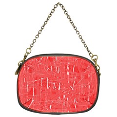 Red Pattern Chain Purses (two Sides) 