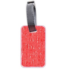 Red Pattern Luggage Tags (two Sides)