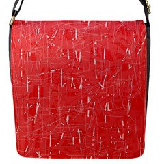 Red Pattern Flap Messenger Bag (s)