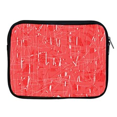 Red Pattern Apple Ipad 2/3/4 Zipper Cases by Valentinaart