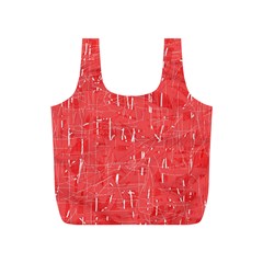 Red Pattern Full Print Recycle Bags (s) 